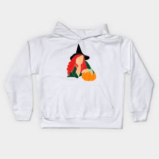 Witch pumpkin Kids Hoodie